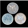 Image 2 : USA $1.00 Morgan 1880-1903. A Lot of 3 Pieces VG-VF