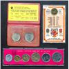 Image 2 : World 1952-1980 A Collection of 9 Packaged Coin Sets Uncirculated