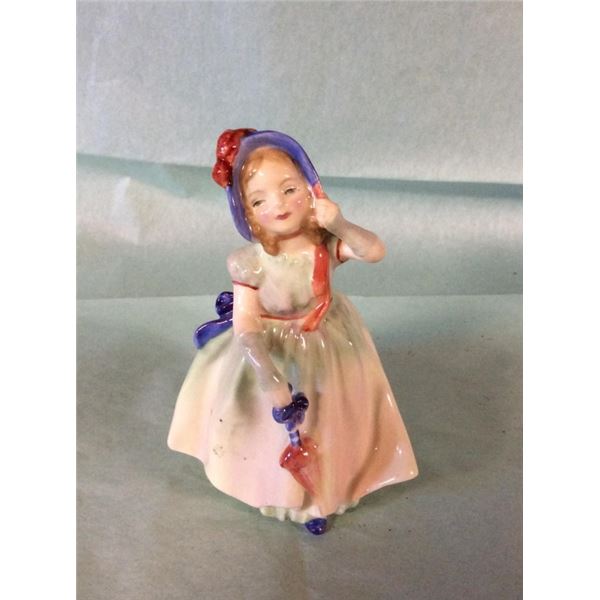 Barbie figurine made in England bone china royal