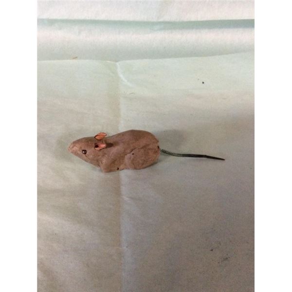 Vintage toy mouse with Springtail