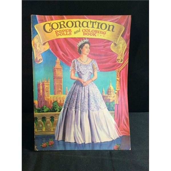 Coronation paper dolls and coloring book some