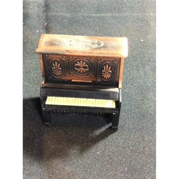 Vintage metal piano pencil sharpener
