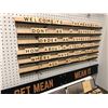 Image 2 : "The Mean Bean" George & Willy wood crafted coffee shop sign from the Blockbuster partial animated m