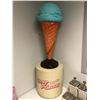 Image 1 : "Scoop Princess" ice-cream cone advertisement display w/ base stand from the Blockbuster partial ani