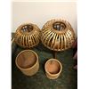 Image 2 : 2 sets of wicker rattan candle holders from the Blockbuster partial animated movie