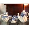 Image 1 : 29 pcs of vintage blue & white porcelain tea set - tea pot w/ lid/ milk jug & cups w/ saucers