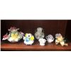 Image 1 : Group of 7 bone chine florals