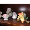 Image 2 : Group of 7 bone chine florals