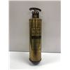 Image 1 : Antique brass fire extinguisher w/ wall mount bracket
