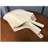Image 1 : Group of 5 wooden pizza paddles