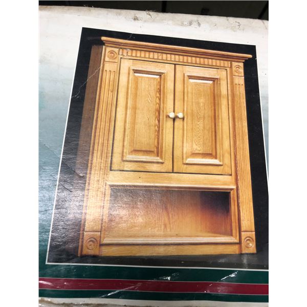 Solid oak & plywood bath valet
