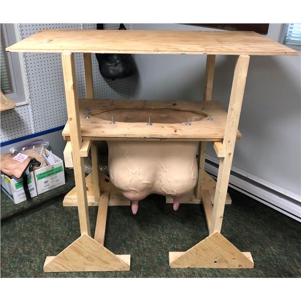 Large cow's udder (from cow scene) w/ fiberglass mold from the popular alien drama series (made from