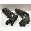 Image 1 : 4 pc chimp feet & hands reference molds