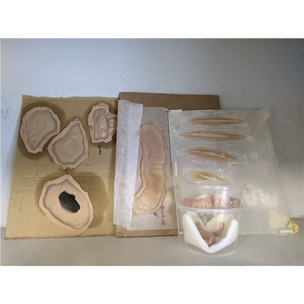 Special effects studio silicone scars & teeth plates