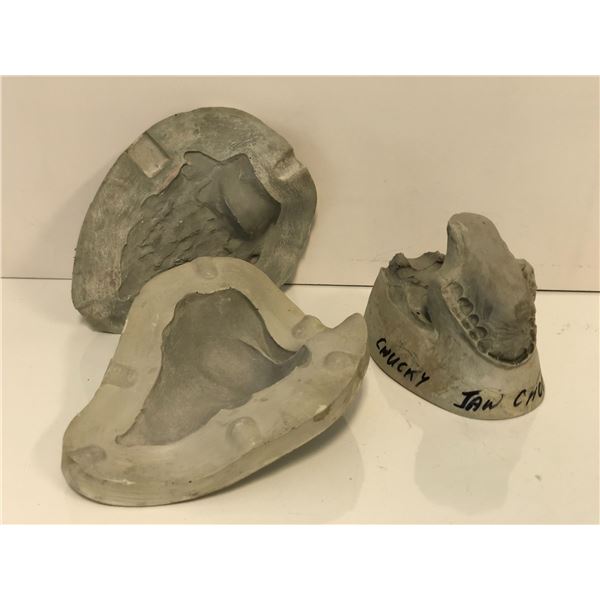 2 "Chucky" jaw chops from special effects studio