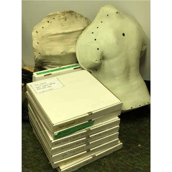 "The Terror" - Yuko back mold & 8 boxes of special effects for Yuko - swollen welts/ stiches/ scars/