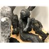 Image 3 : Group of 3 special effects charred/burnt Styrofoam bodies & assault weapons