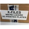 Image 2 : "X-Files" - Group of 7 were-lizard 3D printed plated