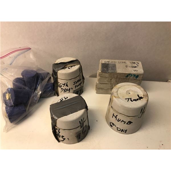 Assorted Nail Molds (10) - Thumb Molds - "6 Days" Thumb mold, index finger, fingertip all made of Ul