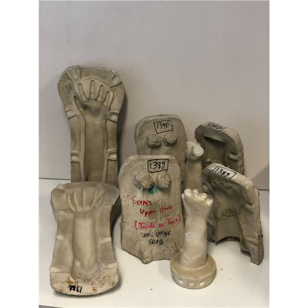 "Trick 'r Treat" group of 3 molds - Sam's arm right, Sam's lower & upper grab (all made of ultra)