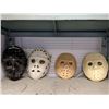 Image 1 : Group of 4 "Jason" hockey mask prototypes to make Jason's Mask