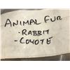 Image 2 : Bag of animal fur - rabbit & coyote