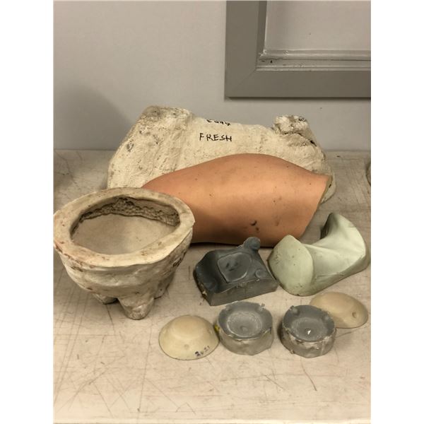 "Fresh" - Group of 5 molds - Anne's stump/ butt cheek/ pair of nipples & neck wounds