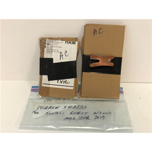 "Altered Carbon" - mirror shards for Kovac's chest wound March/April 2019