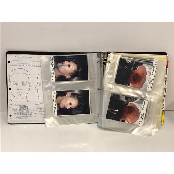 "Altered Carbon" - Binder full of actors' wounds/ scars & other special effects photos