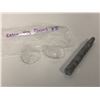 Image 1 : "Altered Carbon" - Small silver canister-like prop & 2 extra VAC forms
