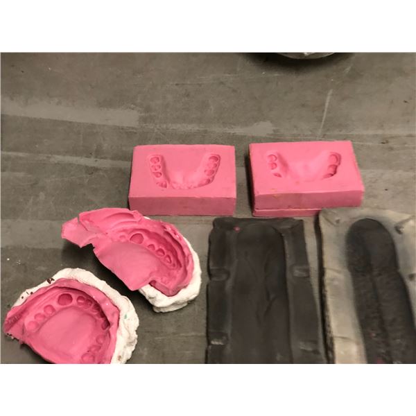 "Strange Calls" - Group of 3 molds - 2 monkey teeth molds & monkey tongue molds