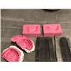 Image 1 : "Strange Calls" - Group of 3 molds - 2 monkey teeth molds & monkey tongue molds