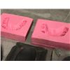 Image 4 : "Strange Calls" - Group of 3 molds - 2 monkey teeth molds & monkey tongue molds