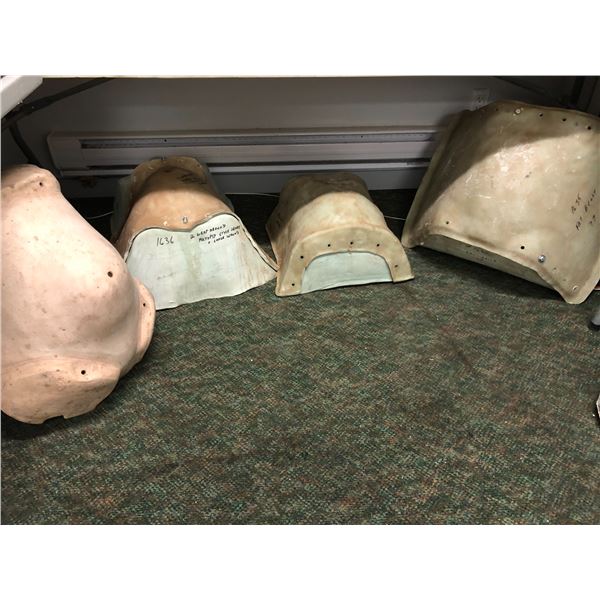 Group of 4 special effects studio assorted belly molds