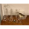 Image 1 : "Motherland: Fort Salem" - Laboratory glass canister/s funnels/ test tubes set dec items