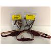 Image 1 : "Motherland: Fort Salem" - Group of 5 red leather collars Pilot #2/ Strike #2/ Sharon Simms