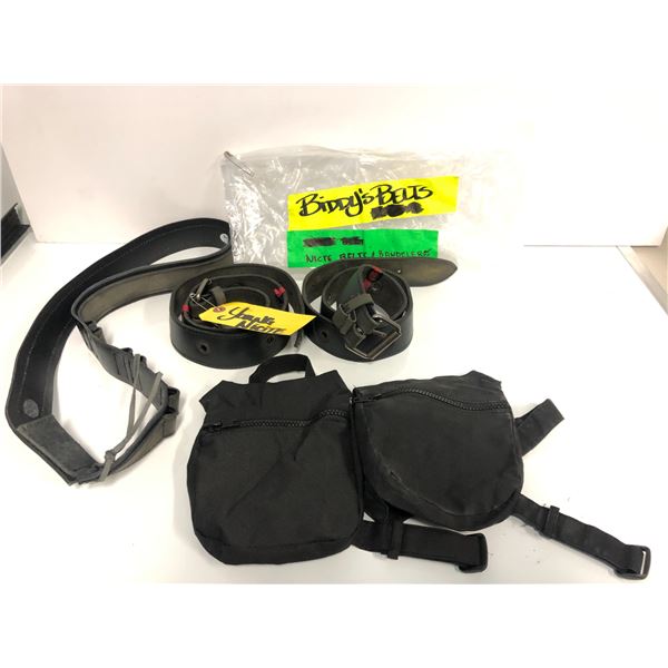 "Motherland: Fort Salem" - Hero "Nicte" 2 belts & bandolero w/ leg pouch (Liberian Jungle EP. 201 & 