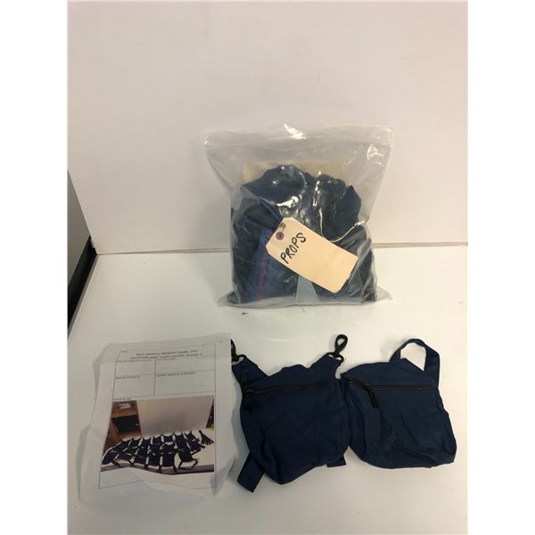 "Motherland: Fort Salem" - Bag of props - approx. 20 war college blue leg pouches