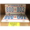 Image 1 : "Motherland: Fort Salem" - Group of 6 Washington, DC license plates (President Motorcade Limo props