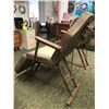 Image 3 : "Motherland: Fort Salem" - Custom built rustic metal base adjustable arm lounge chair