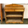 Image 2 : "Motherland: Fort Salem" - Antique pine 2 drawer high buffet cabinet (missing both front cabinet doo
