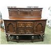 Image 1 : "Motherland: Fort Salem" - Antique oak carved front sideboard/buffet