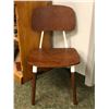 Image 2 : Mid-century modern design wood & metal side chair