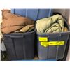Image 3 : "Motherland: Fort Salem" - 4 Rubbermaid containers filled w/ sleeping bags