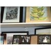 Image 2 : 3 shelves of assorted framed pictures/ prints & original art (approx. 15 pcs)