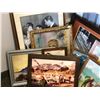Image 2 : Large group of framed pictures/ prints & original art (approx. 14 pcs)