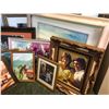 Image 4 : Large group of framed pictures/ prints & original art (approx. 14 pcs)