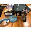 Image 2 : Group of serving pieces - lidded server/ 5 section serving tray/ poppy seed grinder/ French coffee p