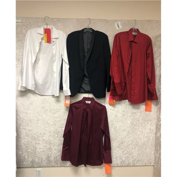 "Motherland: Fort Salem" - Group of 3 "#25.Hearest" dress shirts & " #36x Jack Orsatti" Calvin Klein