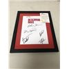 Image 1 : Framed "Reservoir Dogs" Signed Script Cover by Cast w/COA from Real Authentic - includes autographs 